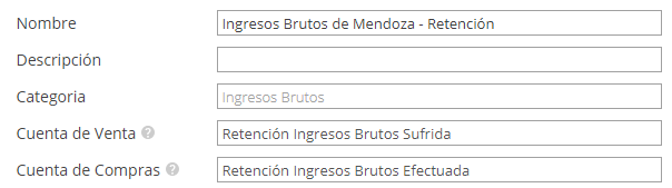 Información completa de una nueva retencón en Xubio Argentina