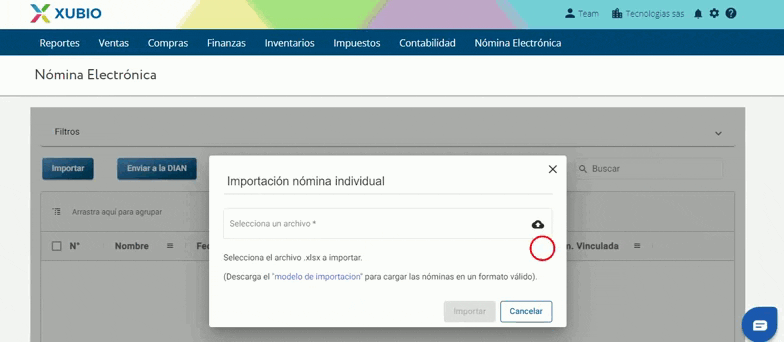 Importe Nomina